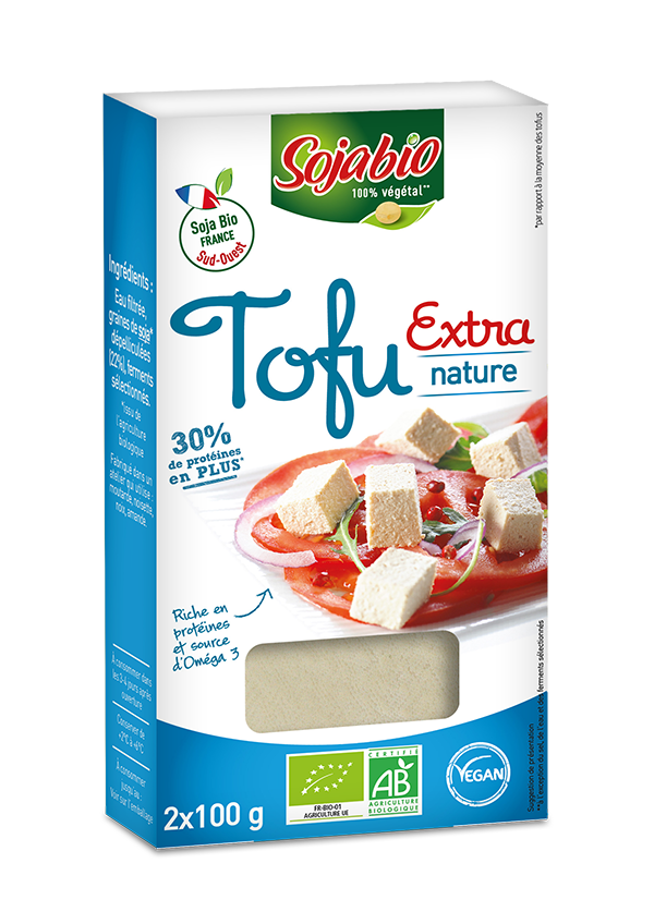 TOFU EXTRA FERME BIOLOGIQUE Soyarie 454 G